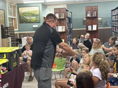 Forgotten Reptile Sanctuary makes stop at Renovo Library